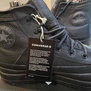 CONVERSE Mens Chuck Taylor All Star Equip Waterproof Leather Boots Size 12 NEW